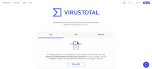 virustotal-homepage
