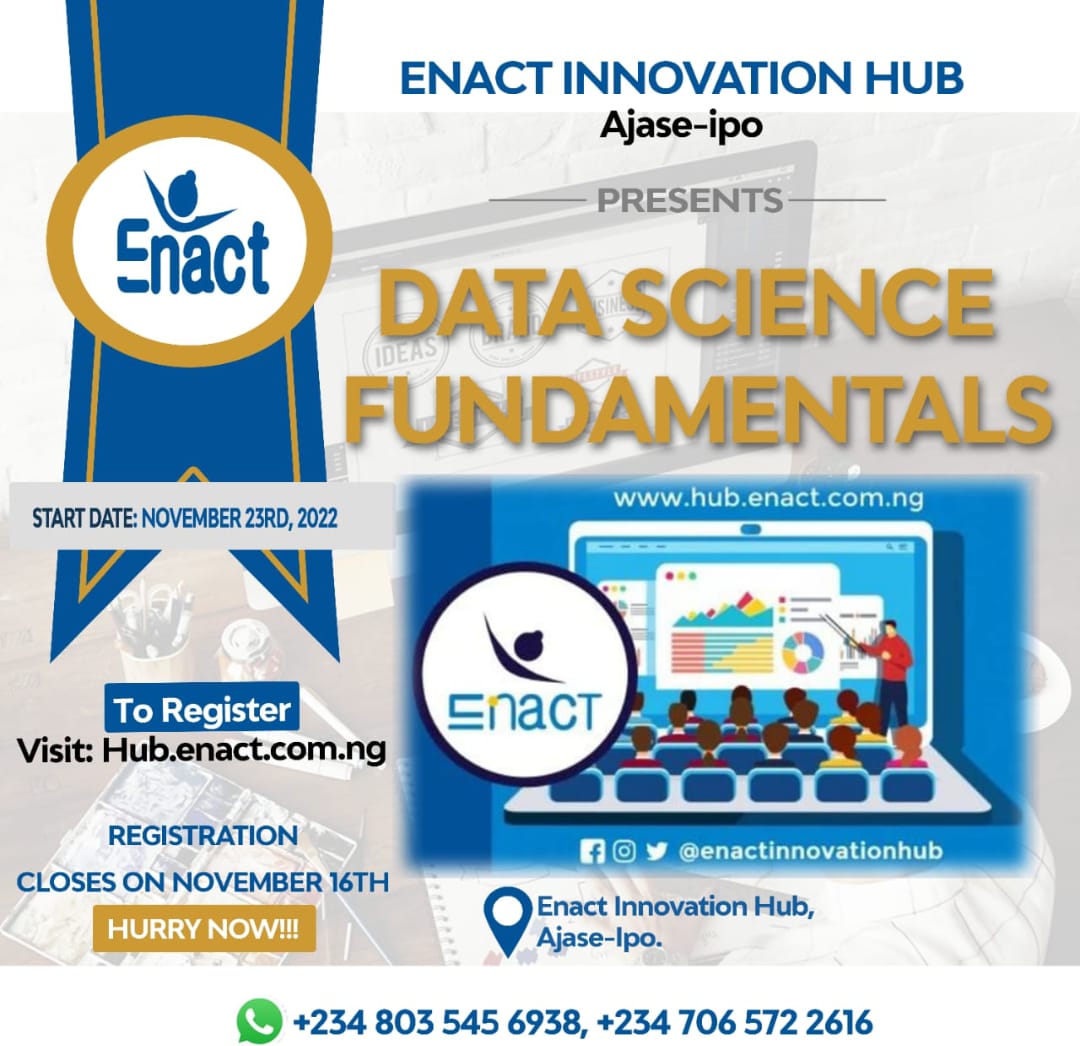 ENACT Partners Digprom int’l, to train youth on Data Science